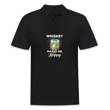 Cool Whisky pour Malt Whisky Alcool Bourbon Rye - Polo Homme - noir - Devant - Kai (181cm)