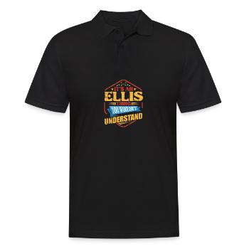 It's an Ellis thing funny surname Humor Fam - Men's Polo Shirt - black - Front - Kai (181cm)