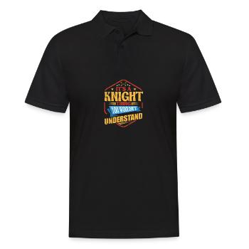 C’est un drôle de nom du drôle de nom de famille H - Polo Homme - noir - Devant - Kai (181cm)