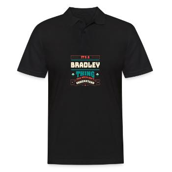 C’est un truc de Bradley, le nom de famille -Matching F - Polo Homme - noir - Devant - Kai (181cm)