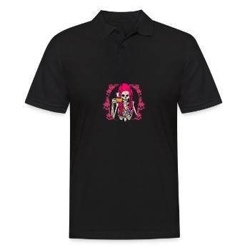 Omg personne s’en fout sarcastique, drôle sar - Polo Homme - noir - Devant - Kai (181cm)