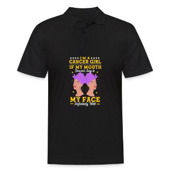 Zodiac sign Cancer - Men's Polo Shirt - black - Front - Kai (181cm)