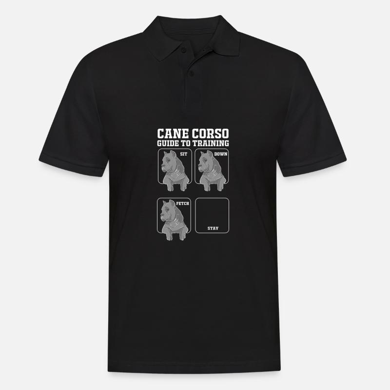Cane corso - Polo Homme - noir