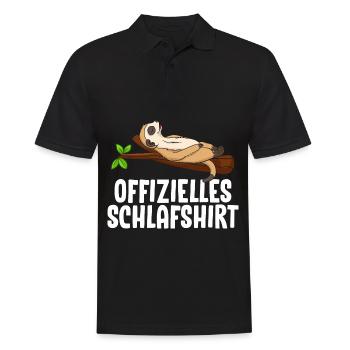 T-shirt de nuit officiel Meerkat - Polo Homme - noir - Devant - Kai (181cm)