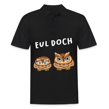 Eul Doch - Männer Poloshirt - Schwarz - Vorne - Kai (181cm)