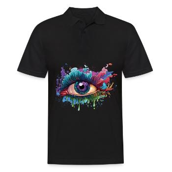 L’art de l’œil - Polo Homme - noir - Devant - Kai (181cm)