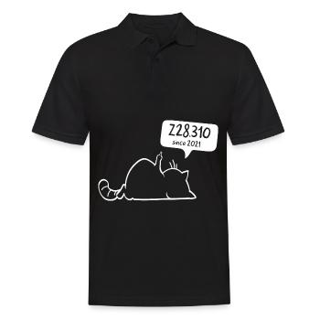 Z28310 since 2021 - Männer Poloshirt - Schwarz - Vorne - Kai (181cm)