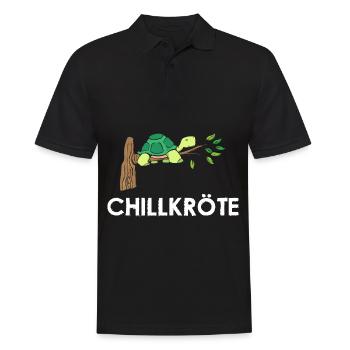 Chill Toad Sleep Shirt Nightgown Turtle - Men's Polo Shirt - black - Front - Kai (181cm)