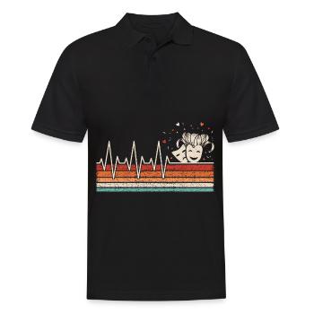Battement de cœur du carnaval - Polo Homme - noir - Devant - Kai (181cm)