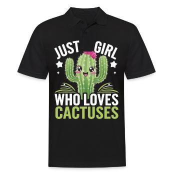 Cactus Cacti Desert Plant - Men's Polo Shirt - black - Front - Kai (181cm)