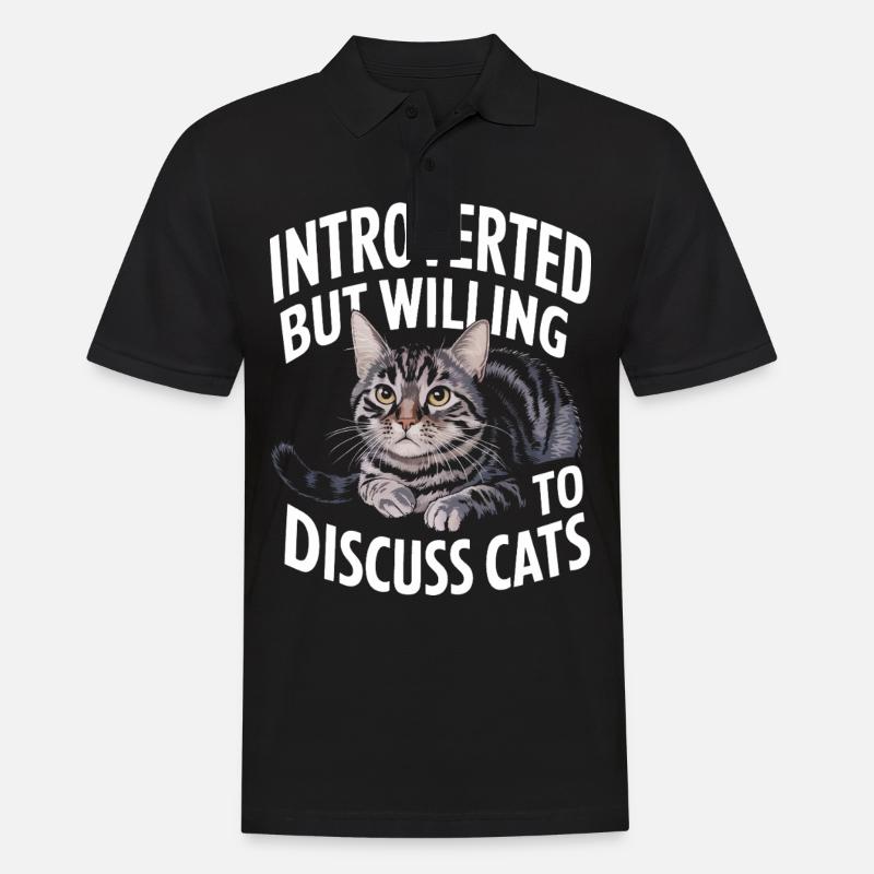 Introvert, antisocial, introvert - Men's Polo Shirt - black