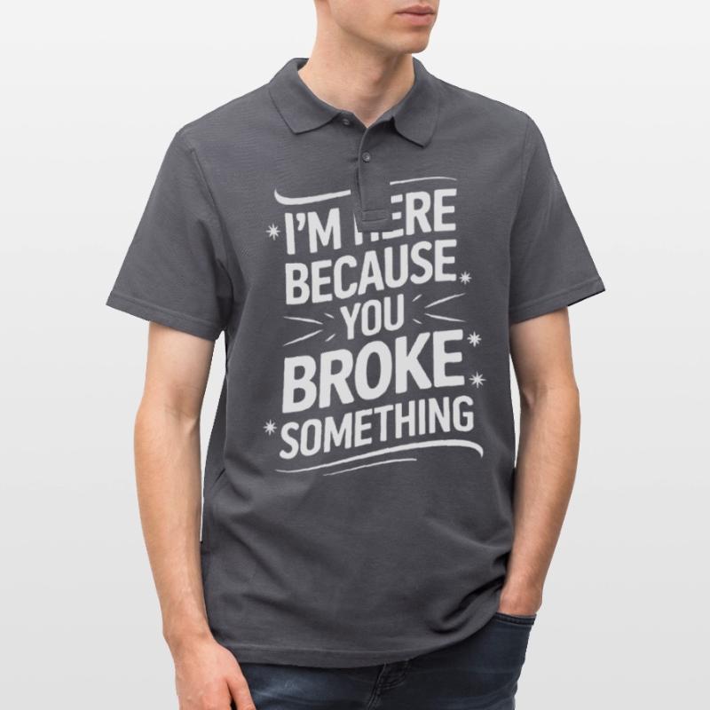Technical Support Computer Men's Polo Shirt