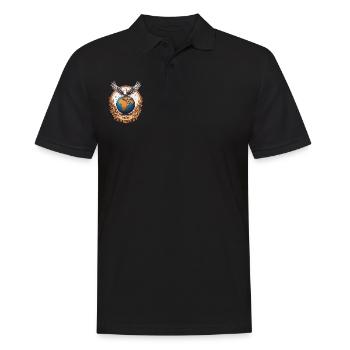 Paix mondiale sur Terre - Polo Homme - noir - Devant - Kai (181cm)