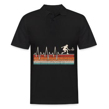 Joueur de tennis Heartbeat Tennis - Polo Homme - noir - Devant - Kai (181cm)