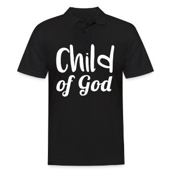 Enfant de Dieu Jésus - Polo Homme - noir - Devant - Kai (181cm)