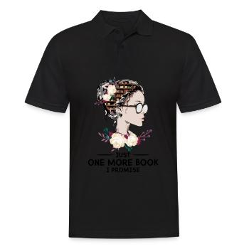 Juste un livre de plus, je vous le promets - Polo Homme - noir - Devant - Kai (181cm)