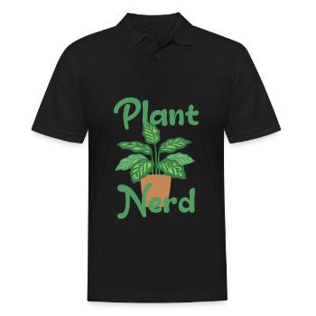 Plant Nerd Houseplant Plant Lover Calathea - Polo Homme - noir - Devant - Kai (181cm)