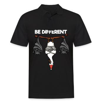 Soyez différent Swan Bat Père Noël - Polo Homme - noir - Devant - Kai (181cm)