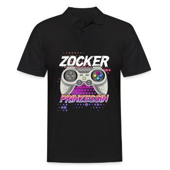 Gamer Girl Gamer Princess Gamer Girl Gaming - Polo Homme - noir - Devant - Kai (181cm)