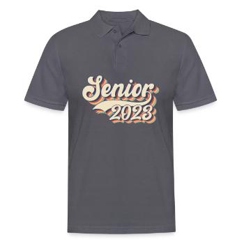 Retraité senior 2023 2023 - Polo Homme - charbon - Devant - Nico (186cm)