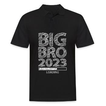 Big Bro 2023 Loading - Men's Polo Shirt - black - Front - Kai (181cm)