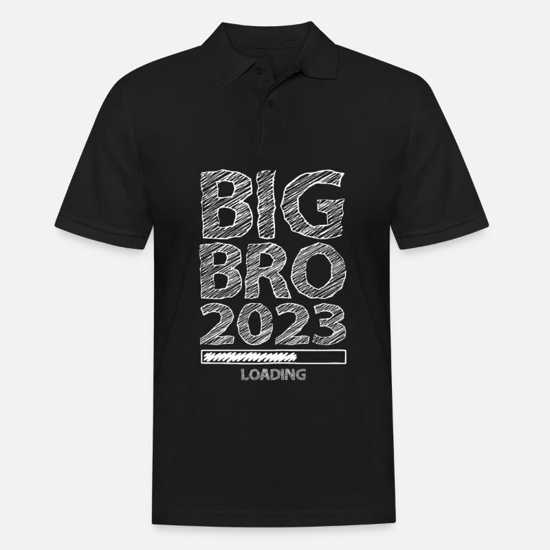 Big Bro 2023 Loading - Men's Polo Shirt - black