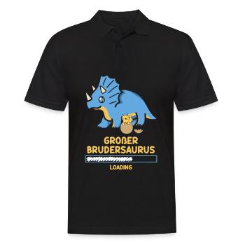 Big Brother 2023 Big Brother Saurus Dino - Men's Polo Shirt - black - Front - Kai (181cm)