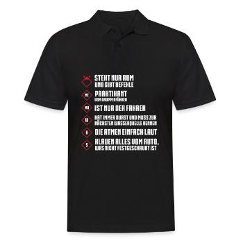 Löschgruppe Feuerwehr FFW Löschgruppen - Männer Poloshirt - Schwarz - Vorne - Kai (181cm)