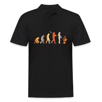 Usine Vintage Strelizie Evolution - Polo Homme - noir - Devant - Kai (181cm)