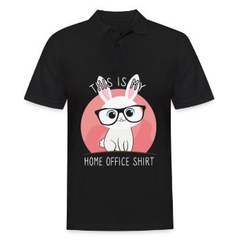 This Is My Home Office Shirt Office Home Office - Men's Polo Shirt - black - Front - Kai (181cm)