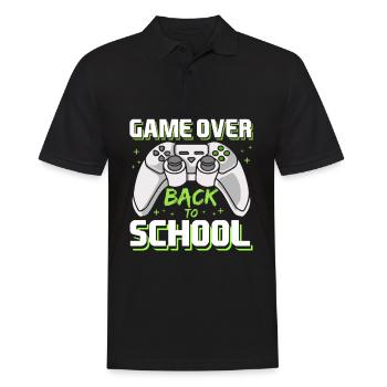 École de jeux vidéo Game Over - Polo Homme - noir - Devant - Kai (181cm)