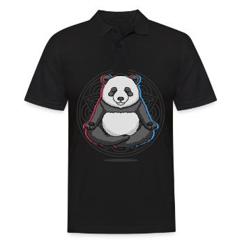 Yoga Panda Yoga - Polo Homme - noir - Devant - Kai (181cm)