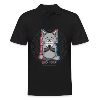 Yoga Renard Renard Yoga - Polo Homme - noir - Devant - Kai (181cm)