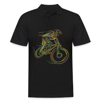 Descente VTT Cycliste VTT - Polo Homme - noir - Devant - Kai (181cm)