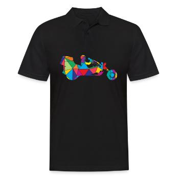 Trike Polygon Motorcycle Triker - Men's Polo Shirt - black - Front - Kai (181cm)