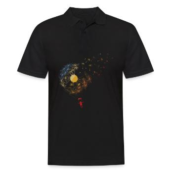 Pissenlit vintage Parapente Parapente Parapente - Polo Homme - noir - Devant - Kai (181cm)