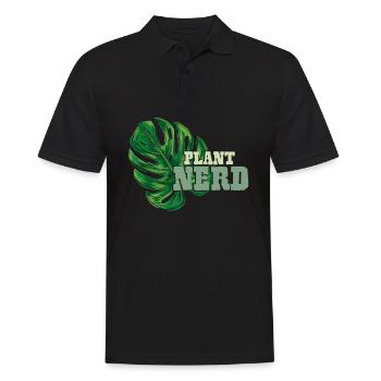 Plantes Nerd - Polo Homme - noir - Devant - Kai (181cm)