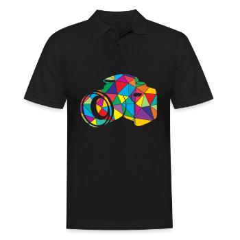 Appareil photo Polygon SLR photo - Polo Homme - noir - Devant - Kai (181cm)