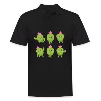 Cactus Yoga - Polo Homme - noir - Devant - Kai (181cm)