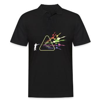 Dart Prism Rainbow Light Funny Physique - Polo Homme - noir - Devant - Kai (181cm)