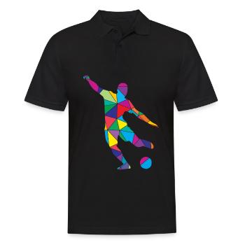 Soccer Polygone Soccer - Polo Homme - noir - Devant - Kai (181cm)