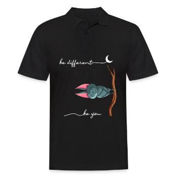 Soyez différent Chauve-souris Soyez vous Chauve-souris de sensibilisation à l’autisme - Polo Homme - noir - Devant - Kai (181cm)