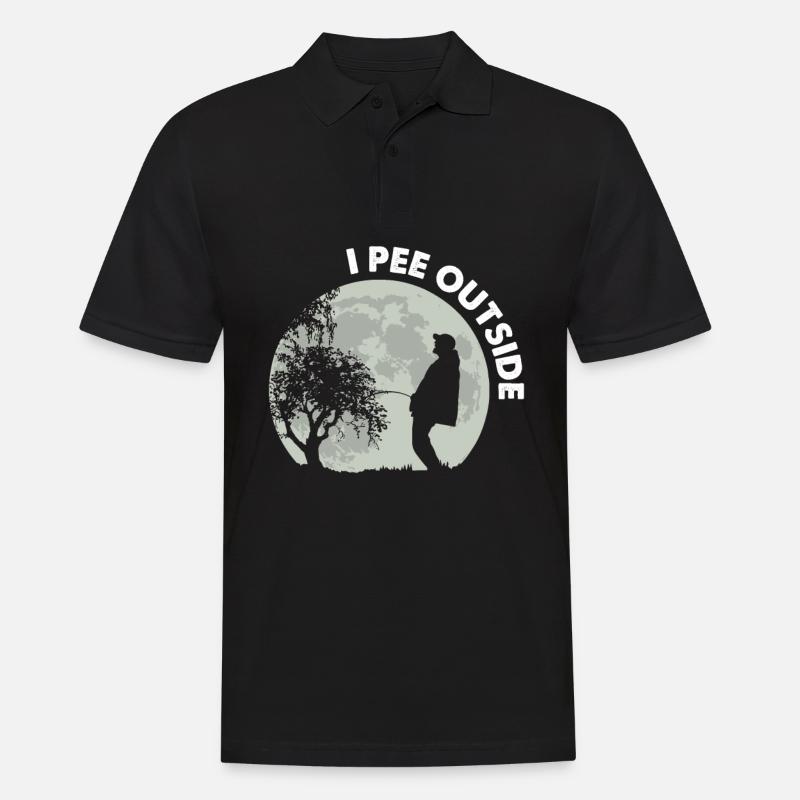 Je fais dehors - Polo Homme - noir