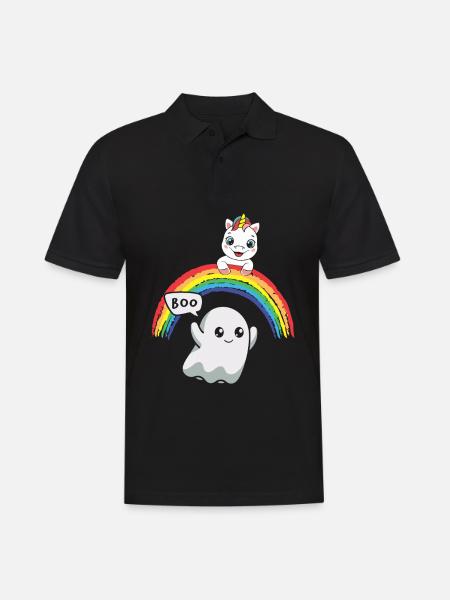 Boo Ghost - Men's Polo Shirt - black