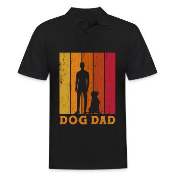 Meilleur père de chien de tous les temps - Polo Homme - noir - Devant - Kai (181cm)