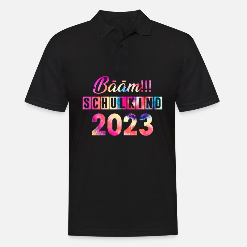 Schulkind 2023 Einschulung - Männer Poloshirt - Schwarz