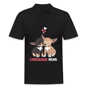 Meilleure maman chihuahua - Polo Homme - noir - Devant - Kai (181cm)