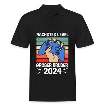 Next Level Big Brother 2024 - Men's Polo Shirt - black - Front - Kai (181cm)