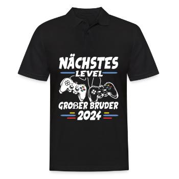 Next Level Big Brother 2024 - Men's Polo Shirt - black - Front - Kai (181cm)