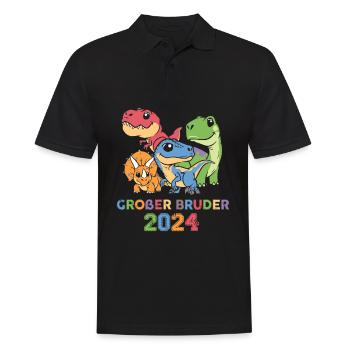 Big Brother 2024 - Men's Polo Shirt - black - Front - Kai (181cm)